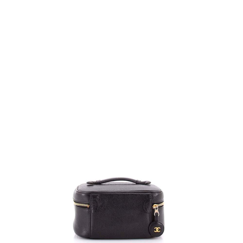 Chanel Medium Vintage Timeless Cosmetic Case Caviar - Picture 3 of 5